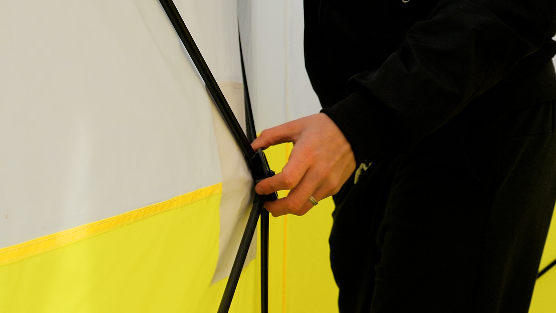 Tente JAX3 - installation atelier